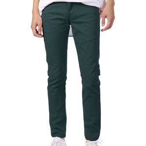 Men's Modern Skinny Fit Jeans Casual Devilblue